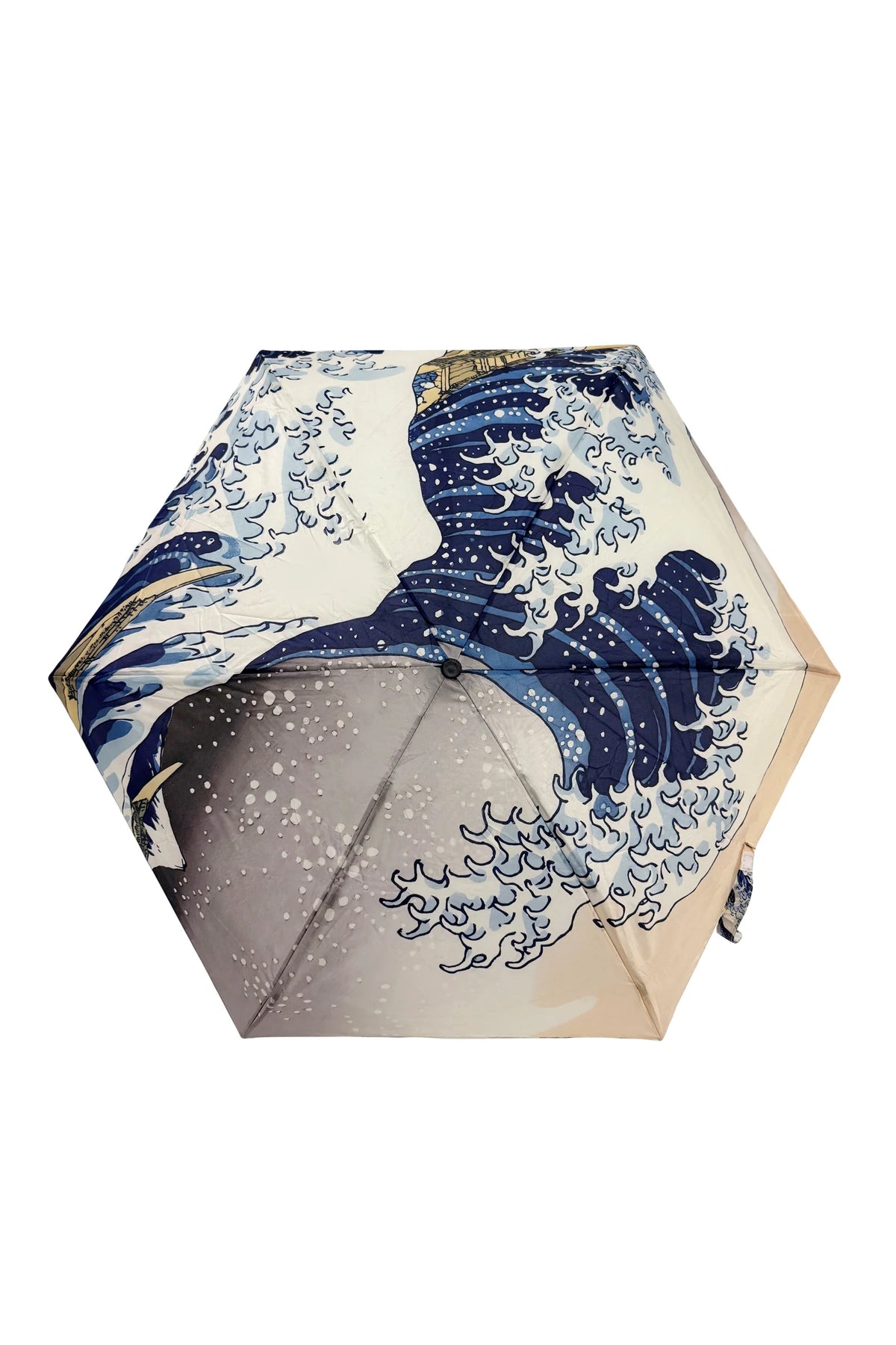 Hokusai Great Wave Compact Travel Umbrella