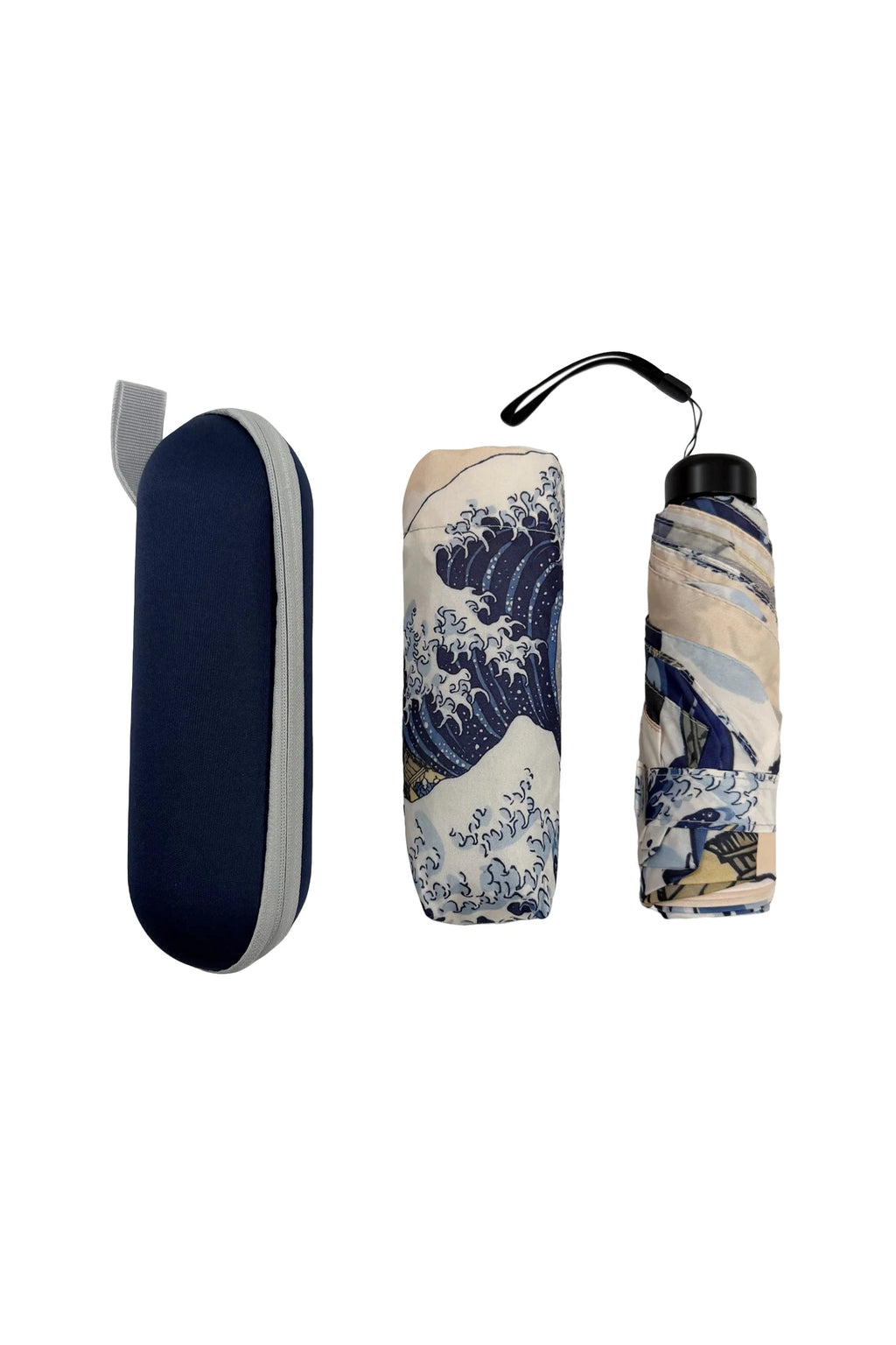 Hokusai Great Wave Compact Travel Umbrella