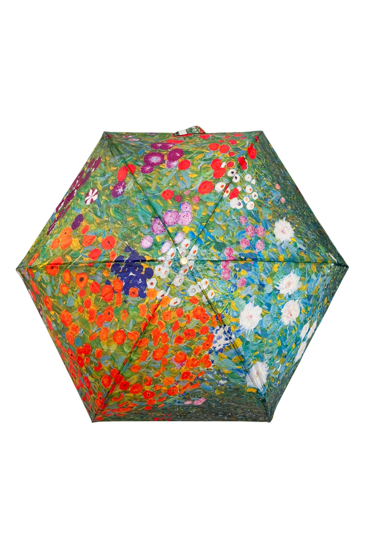 Klimt Flower Garden Compact Travel Umbrella
