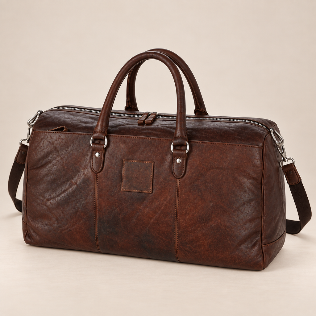 Belford Brandy Leather Holdall