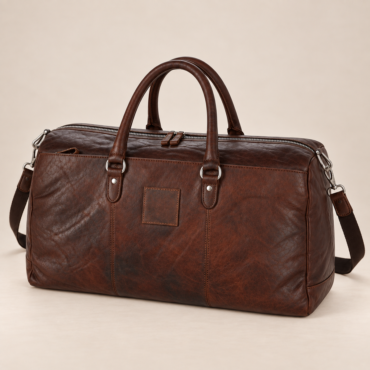 Belford Brandy Leather Holdall