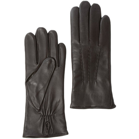 Lindisfarne Women's Classic Leather Gloves – Brown