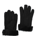 Embleton Women's Suede Sheepskin Gloves – Black