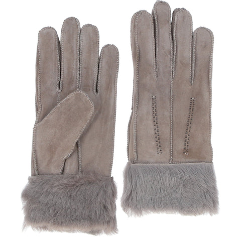 Embleton Women's Suede Sheepskin Gloves – Taupe