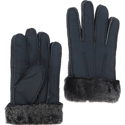 Bamburgh Men's Sheepskin Gloves – Navy