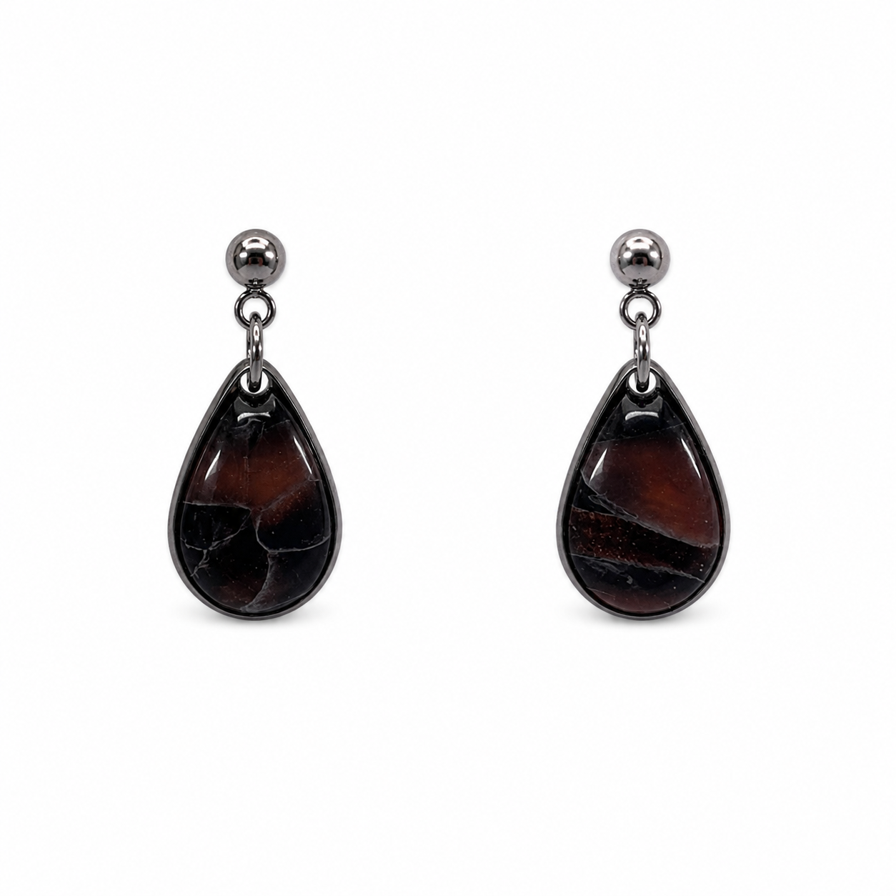 Midnight Onyx Stud Teardrop