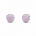 Rose Quartz Small Round Stud