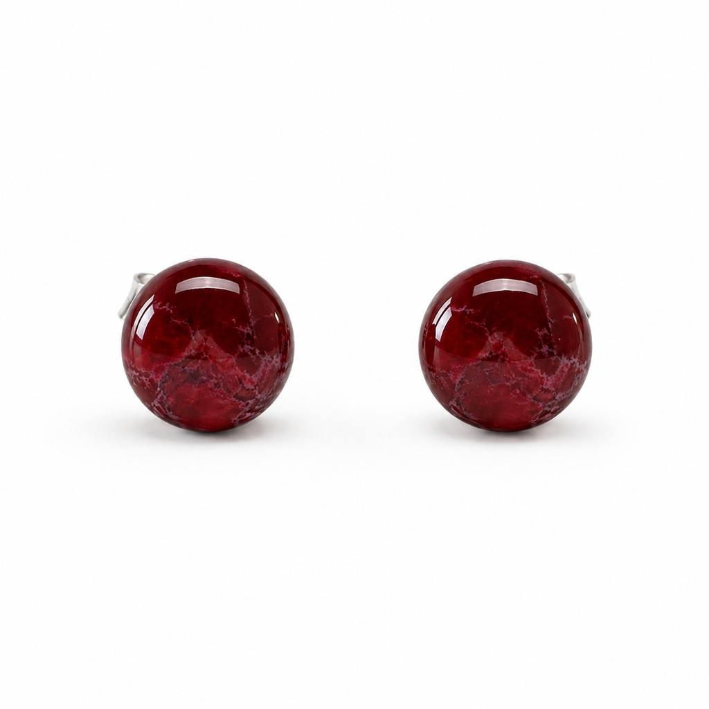 Lava Falls Red Small Studs
