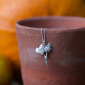 Silver Carrot Necklace