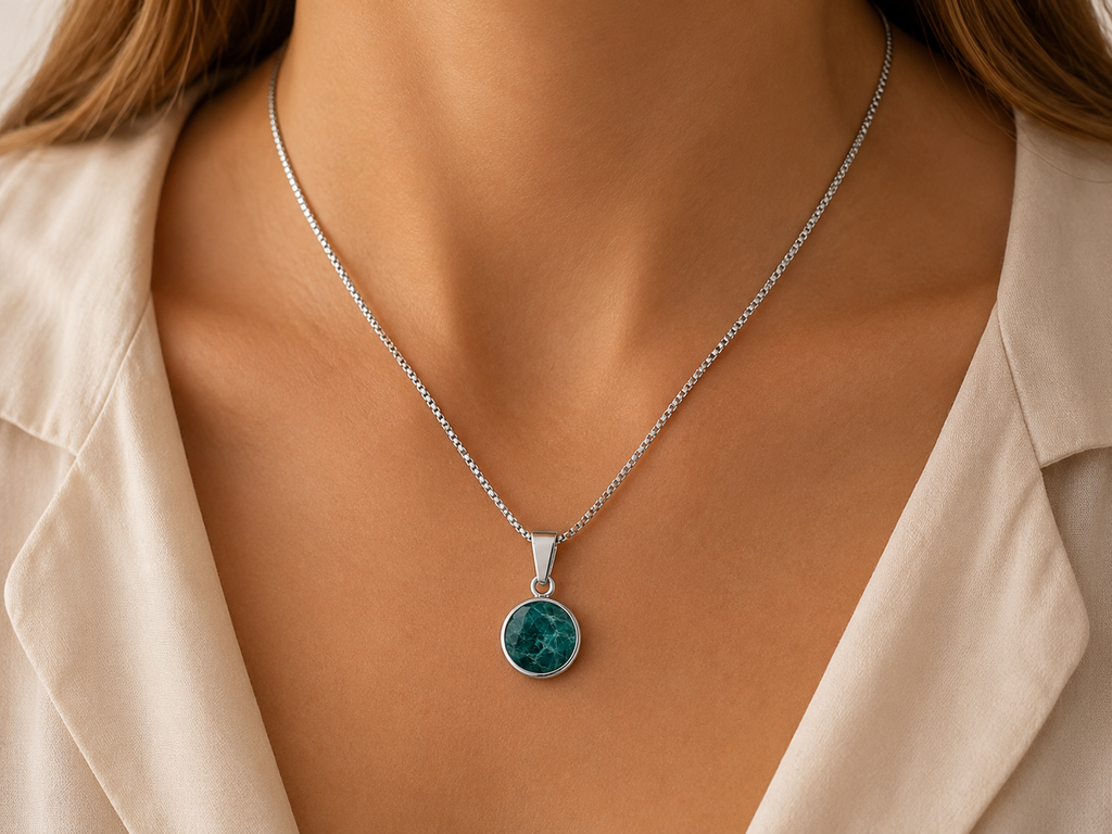 Alexandrite Green Necklace