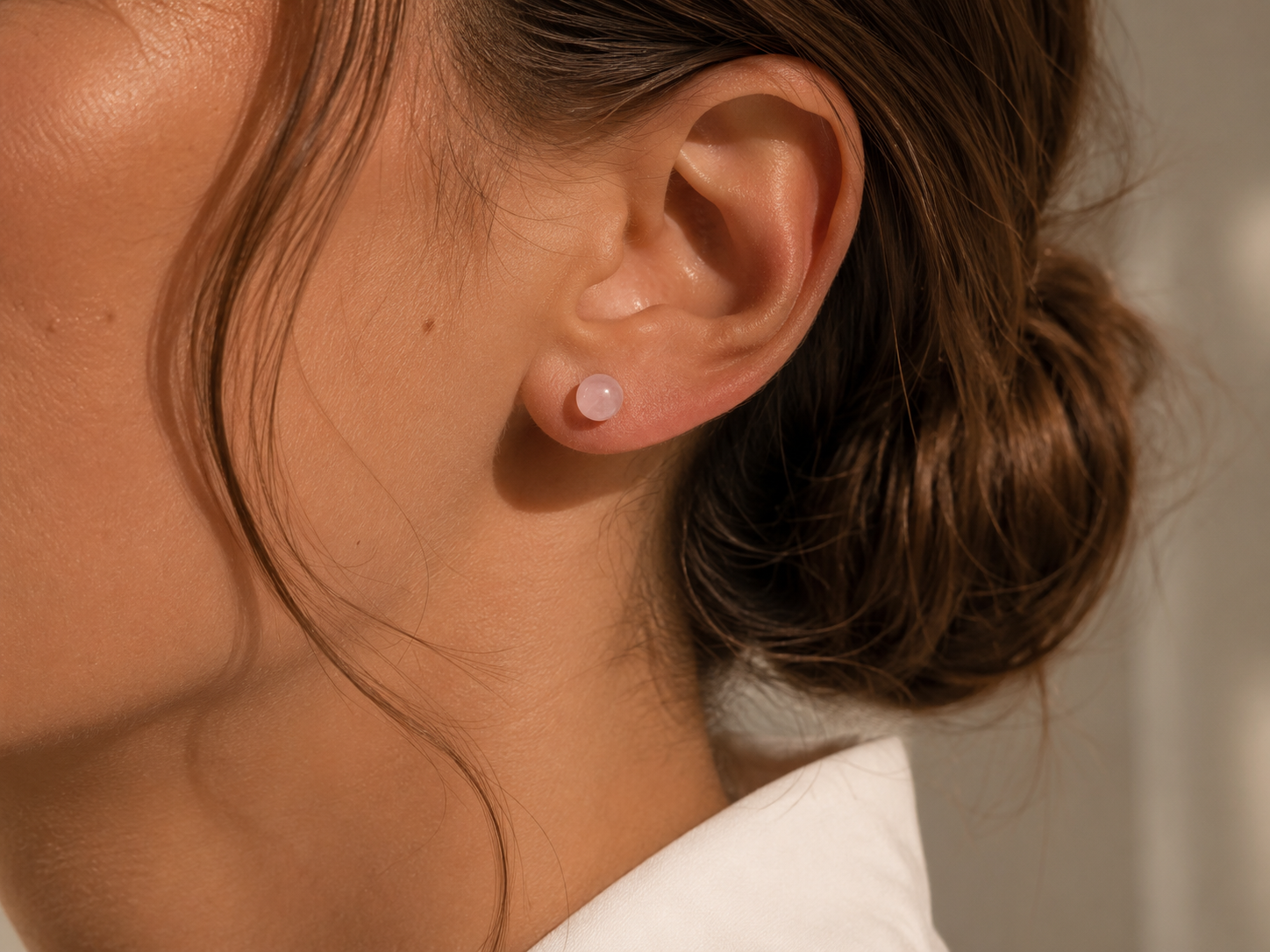 Blushed Lilac Small Studs