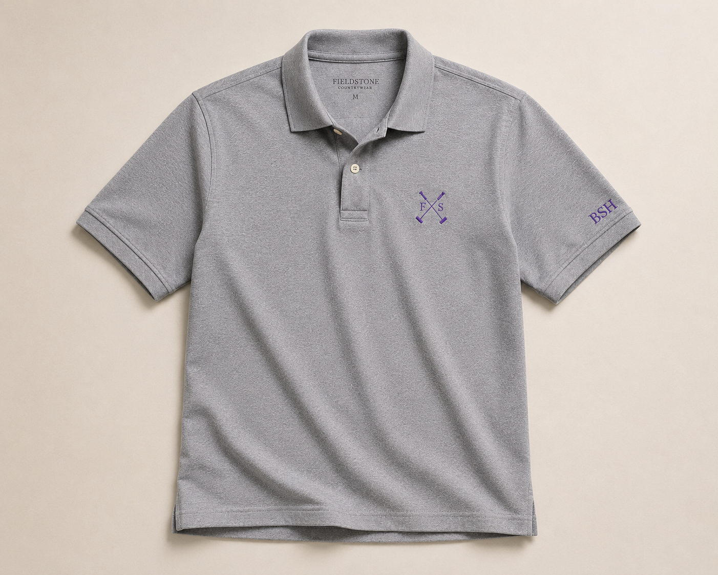The Fieldstone Polo - Battleship Grey