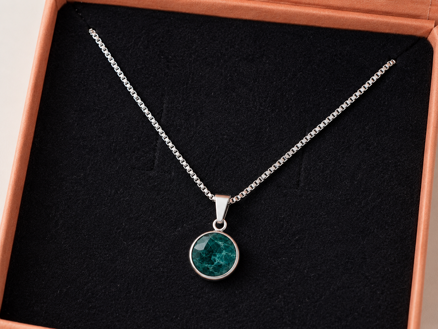 Alexandrite Green Necklace