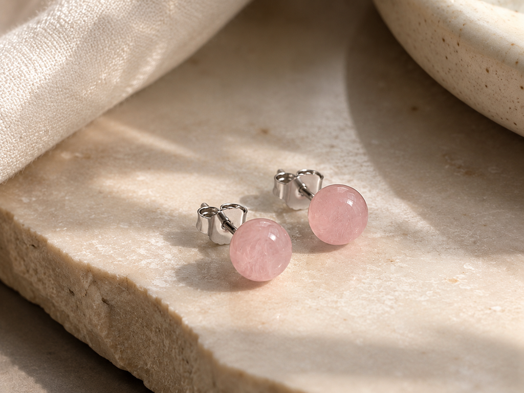 Blushed Lilac Small Studs