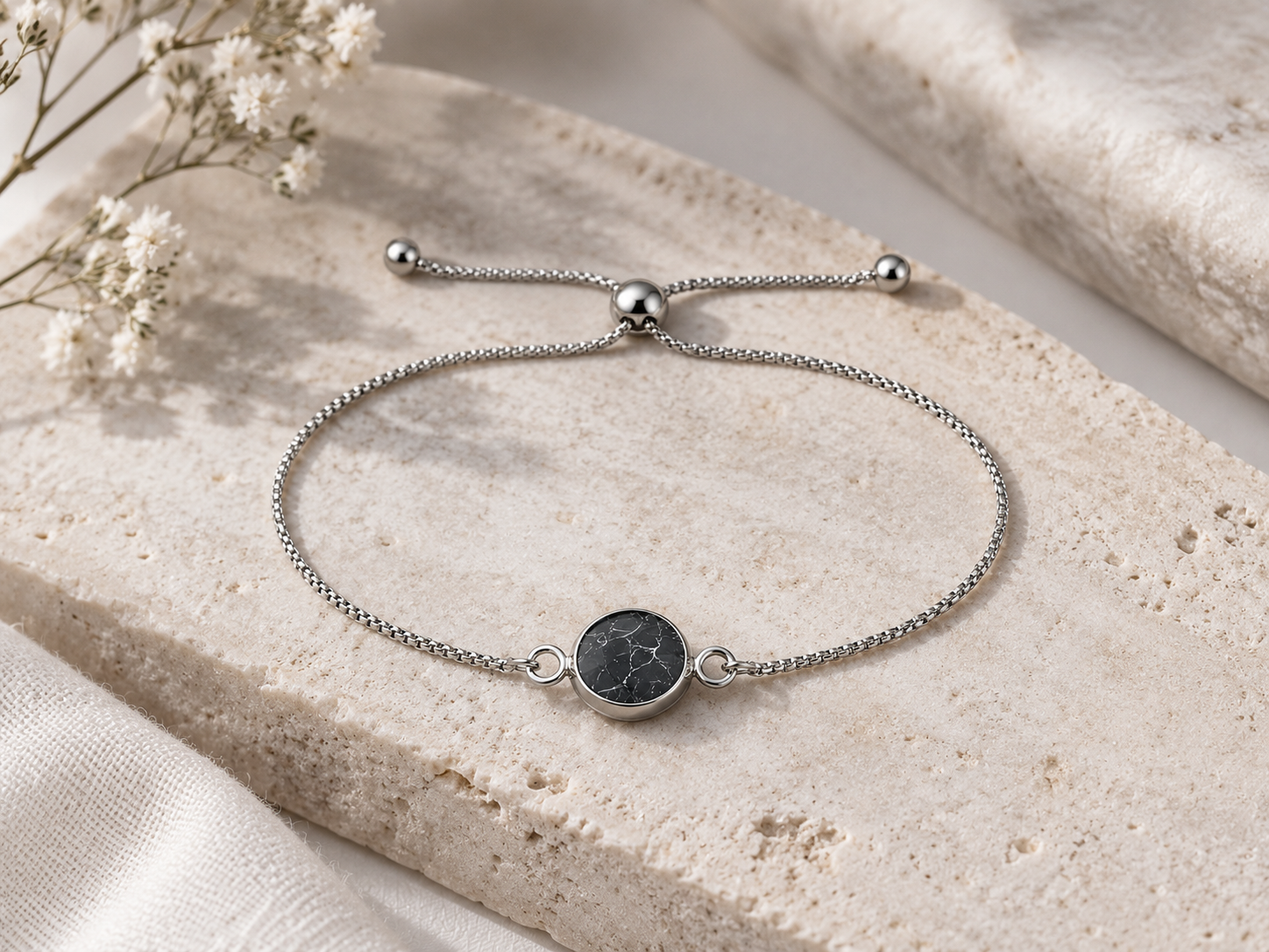 Midnight Onyx Adjustable Bracelet