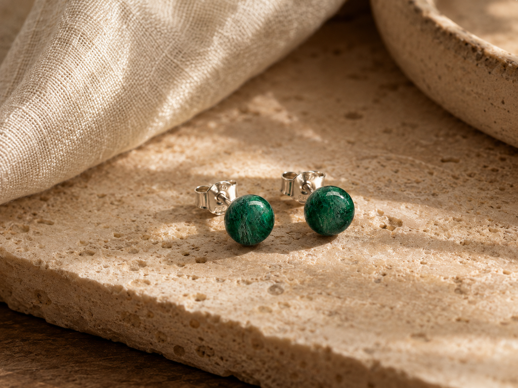Emerald Small Round Stud