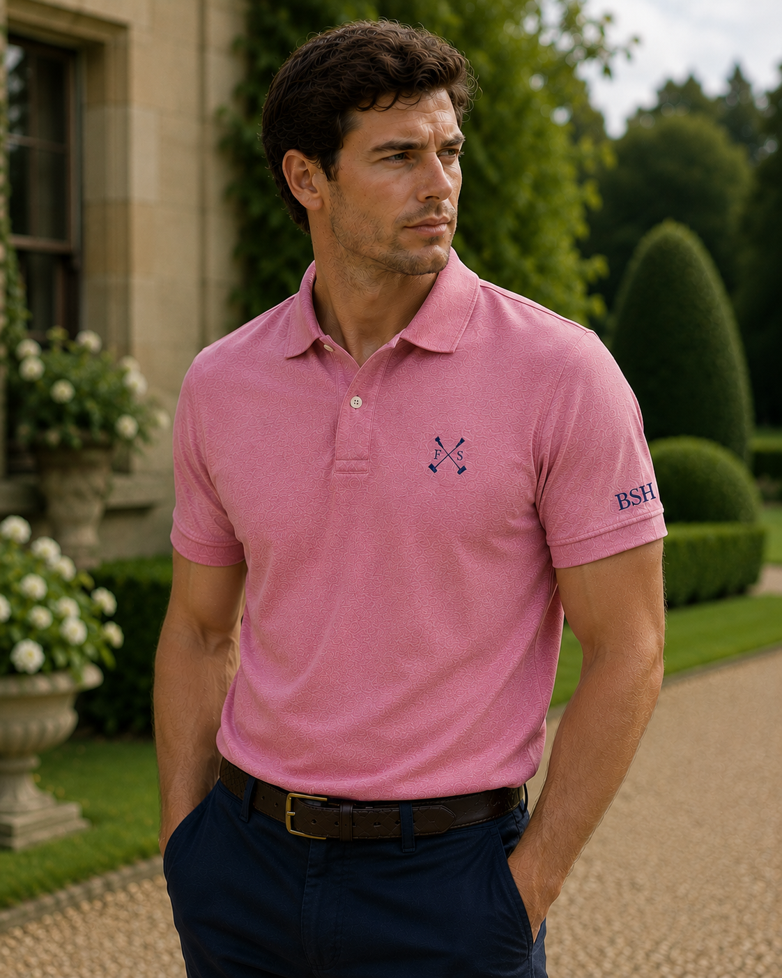 The Fieldstone Polo - Pink