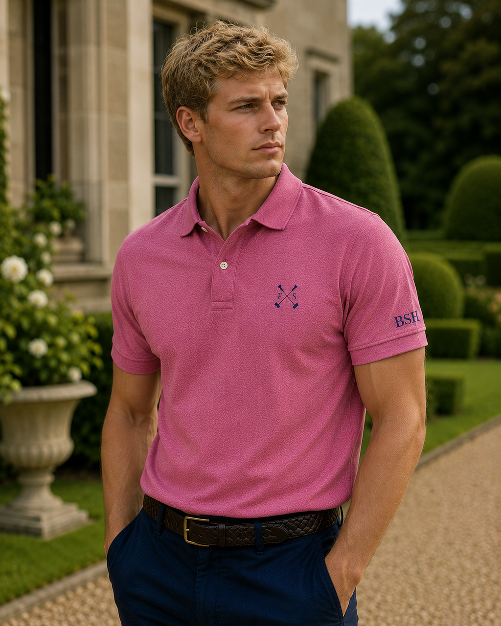 The Fieldstone Polo - Pink
