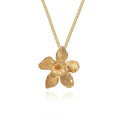 Gold Daffodil Necklace
