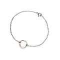 Silver Oak Leaf Wreath Bracelet