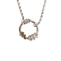 Silver Oak Leaf Wreath Necklace