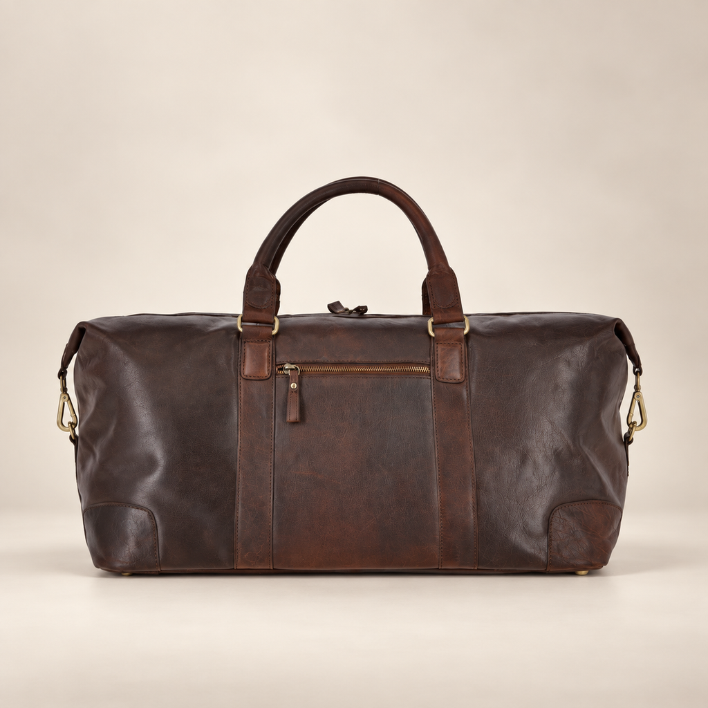 Brandy Leather Holdall