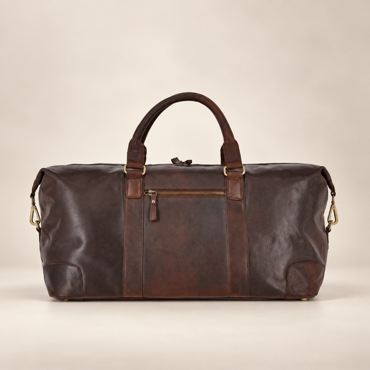Brandy Leather Holdall