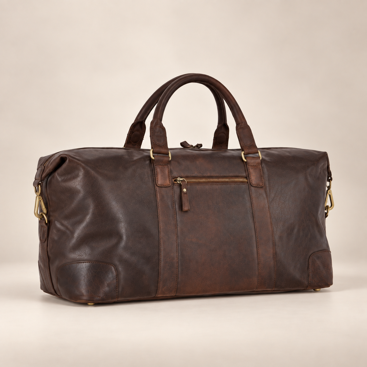 Brandy Leather Holdall