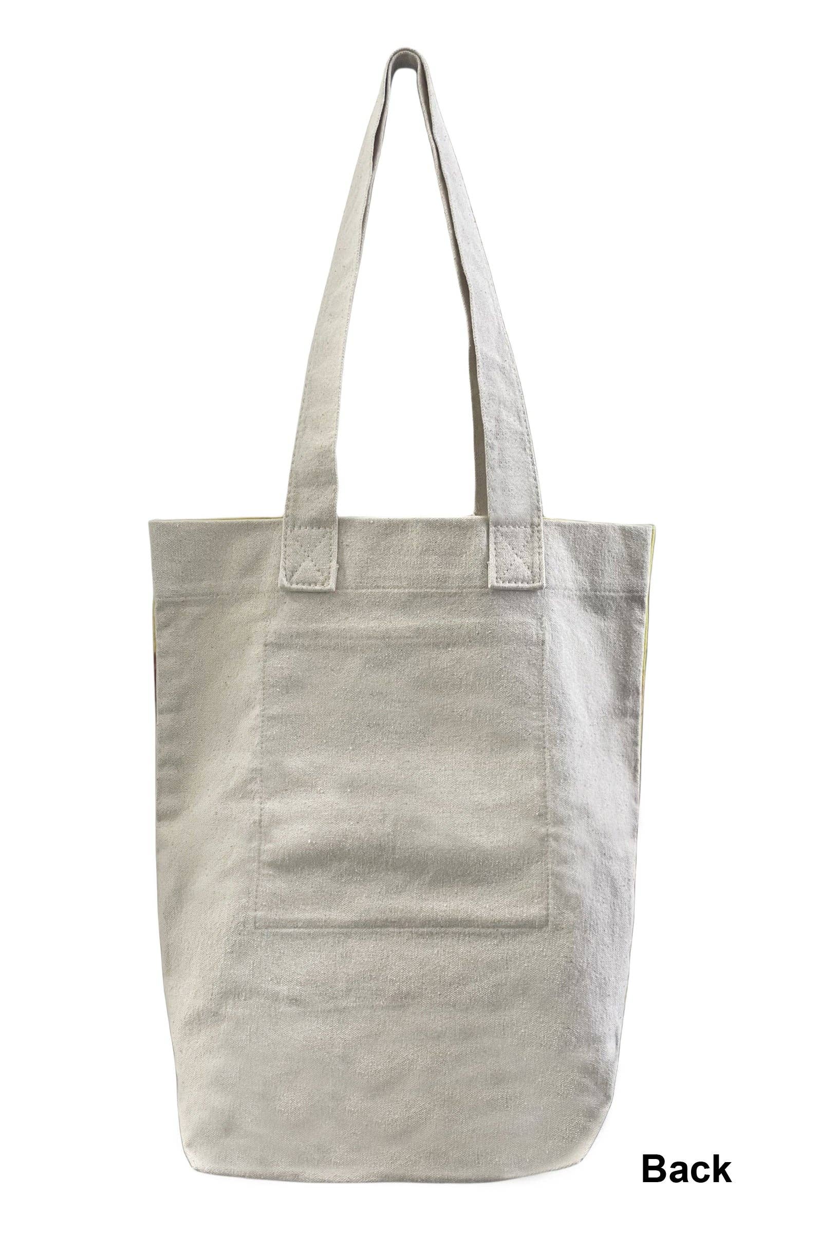 Van Gogh Terrace At Night Print Cotton Tote Bag: Multi