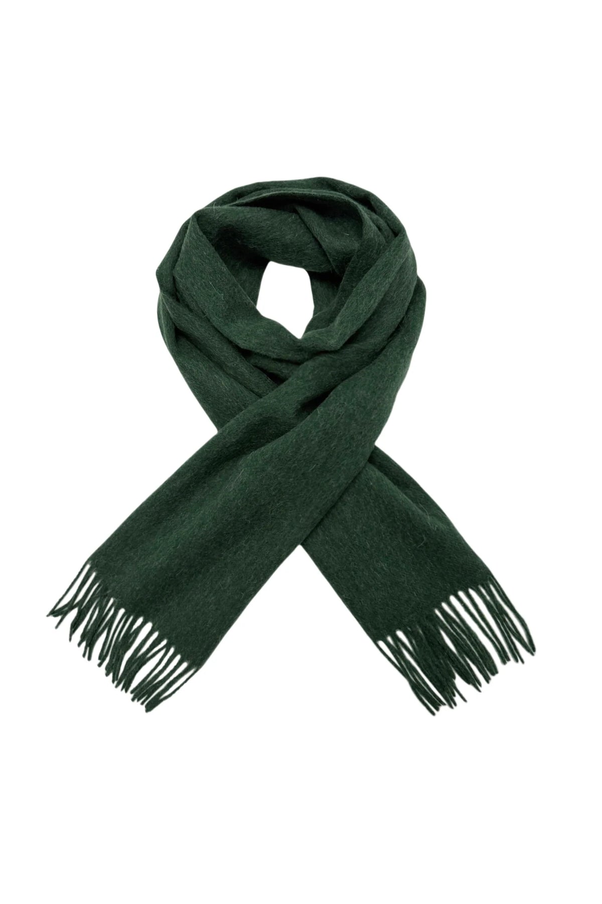Fieldstone Northumberland Forest Green Wool Scarf
