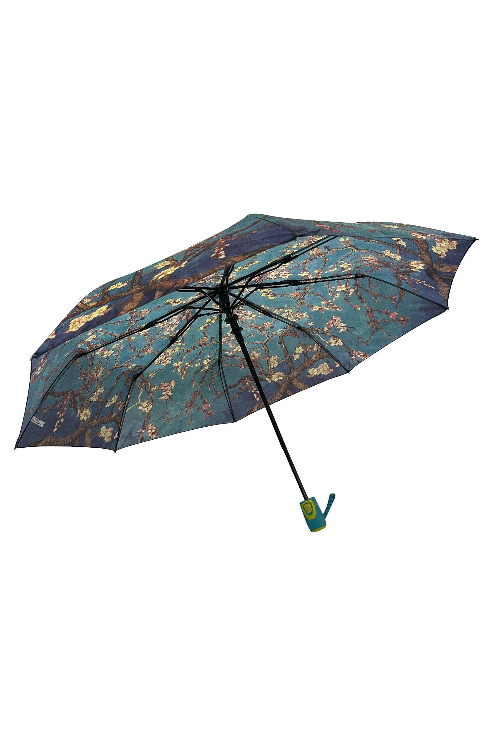 Van Gogh Almond Blossom Print Umbrella (Short): Blue