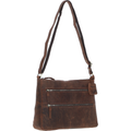 Bewdley Brown Leather Crossbody Bag