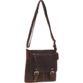Cheltenham Brown Leather Crossbody Bag