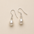 Sterling Silver Freshwater Pearl Drop Earrings
