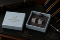 Silver Pin Dot Cufflinks
