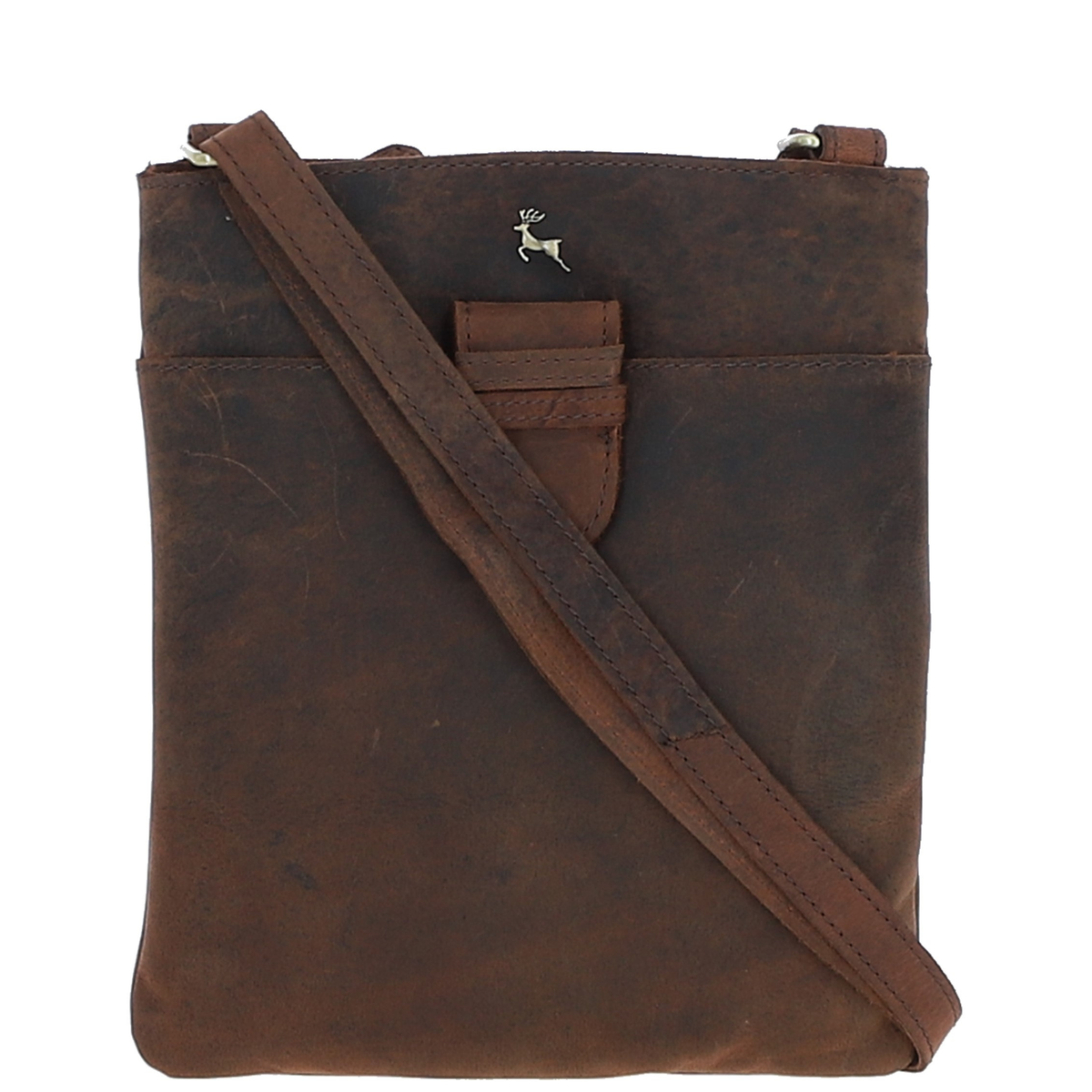 Warkworth Brown Leather Crossbody Bag