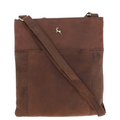 Alnmouth Brown Leather Crossbody Bag