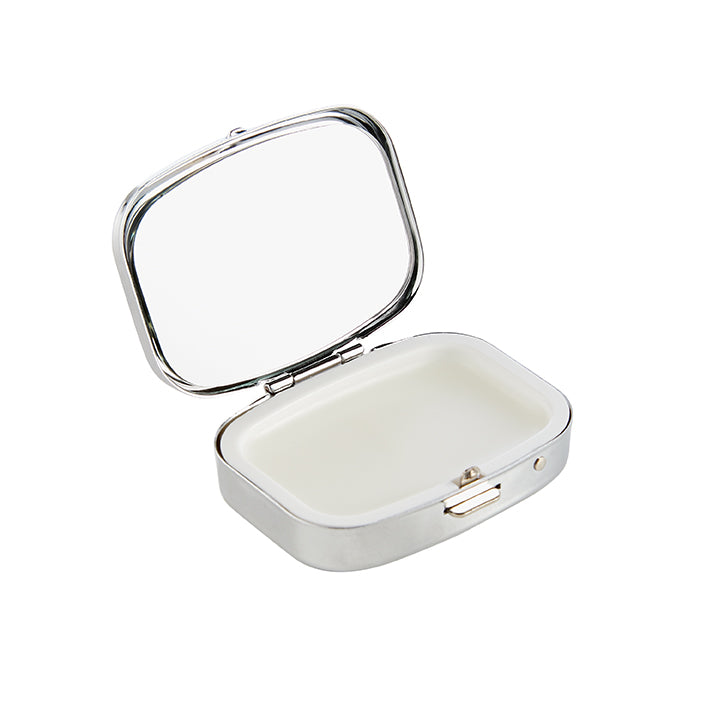 Woven Flowers Mirror Compact Lip Balm