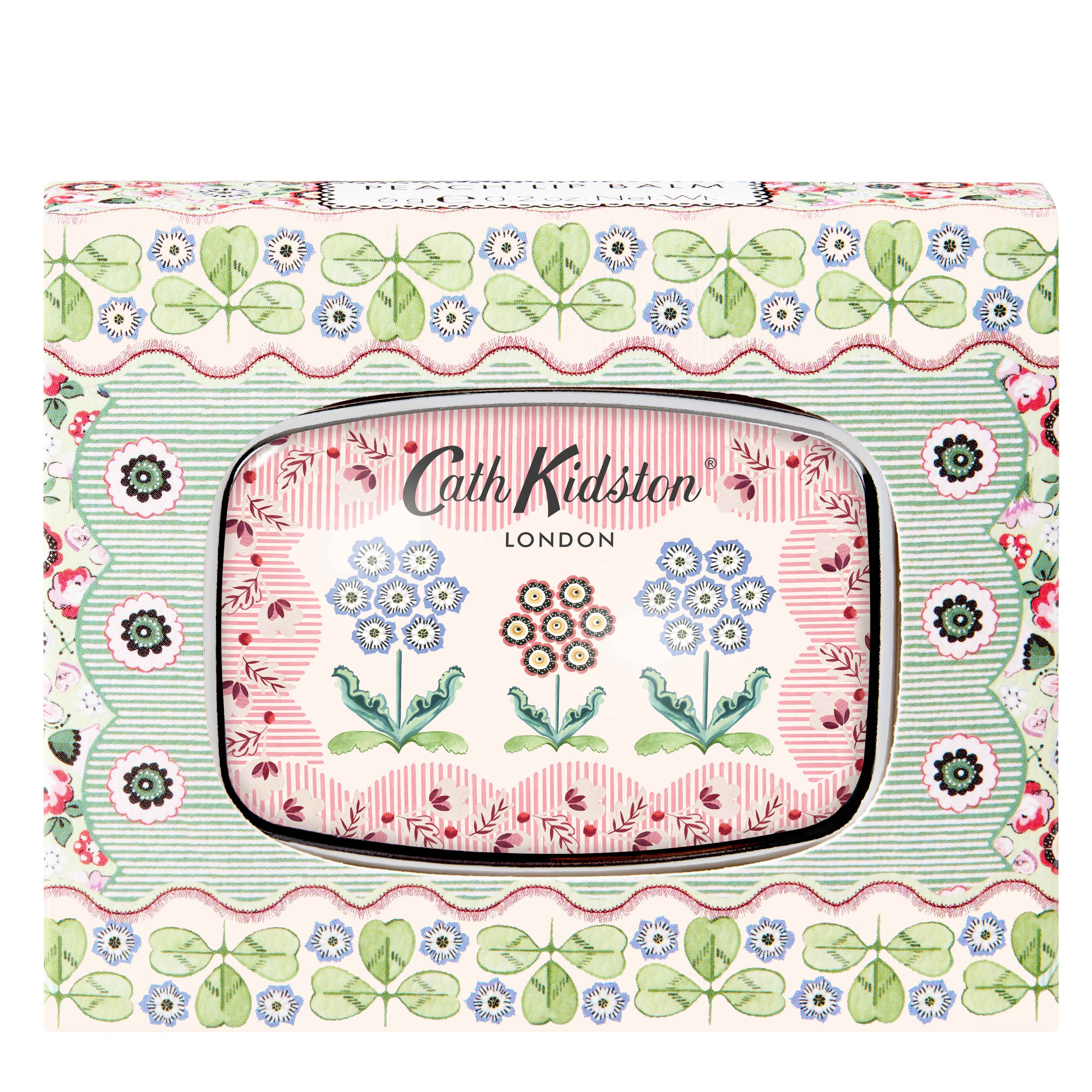 Woven Flowers Mirror Compact Lip Balm