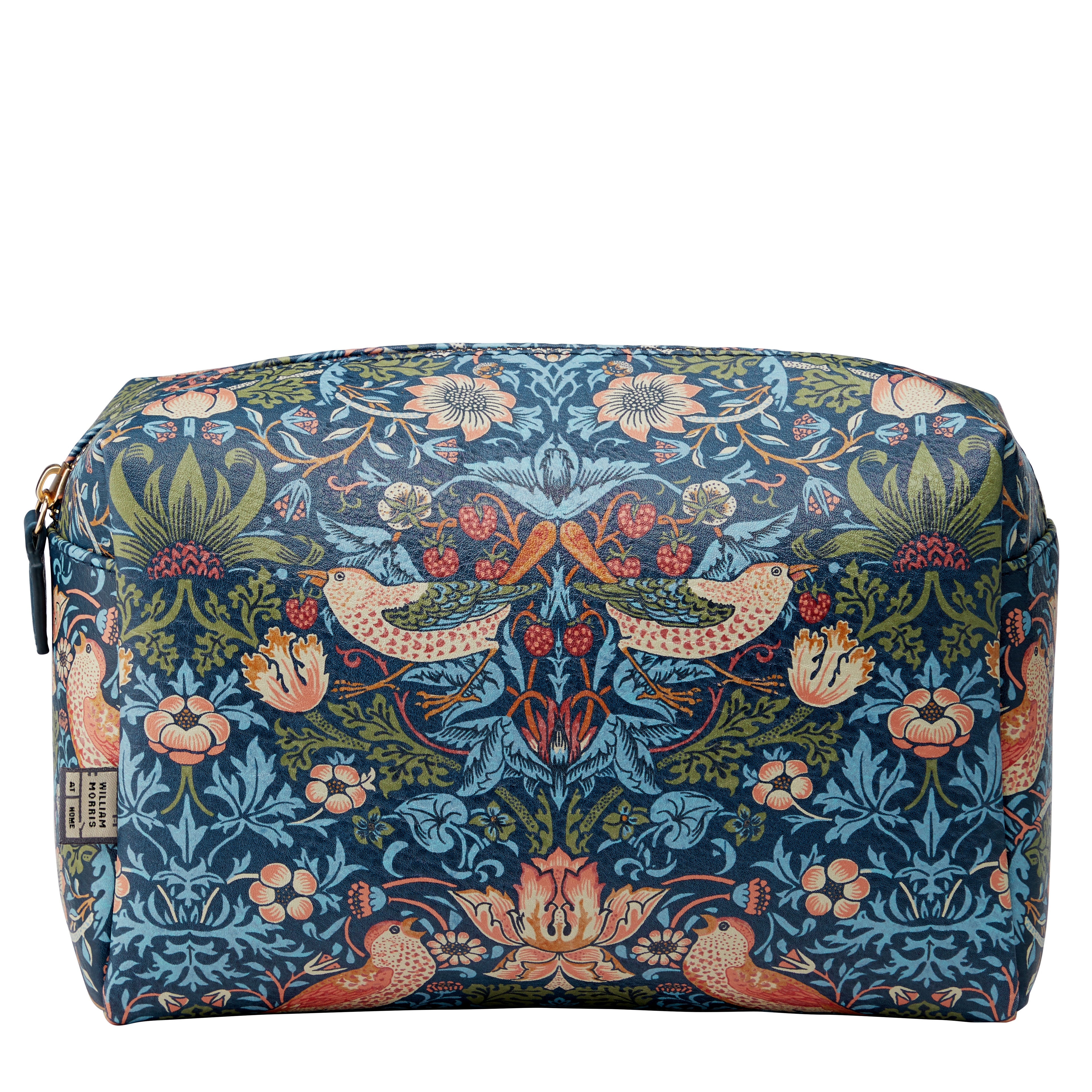 Strawberry Thief Large Wash Bag - Blue