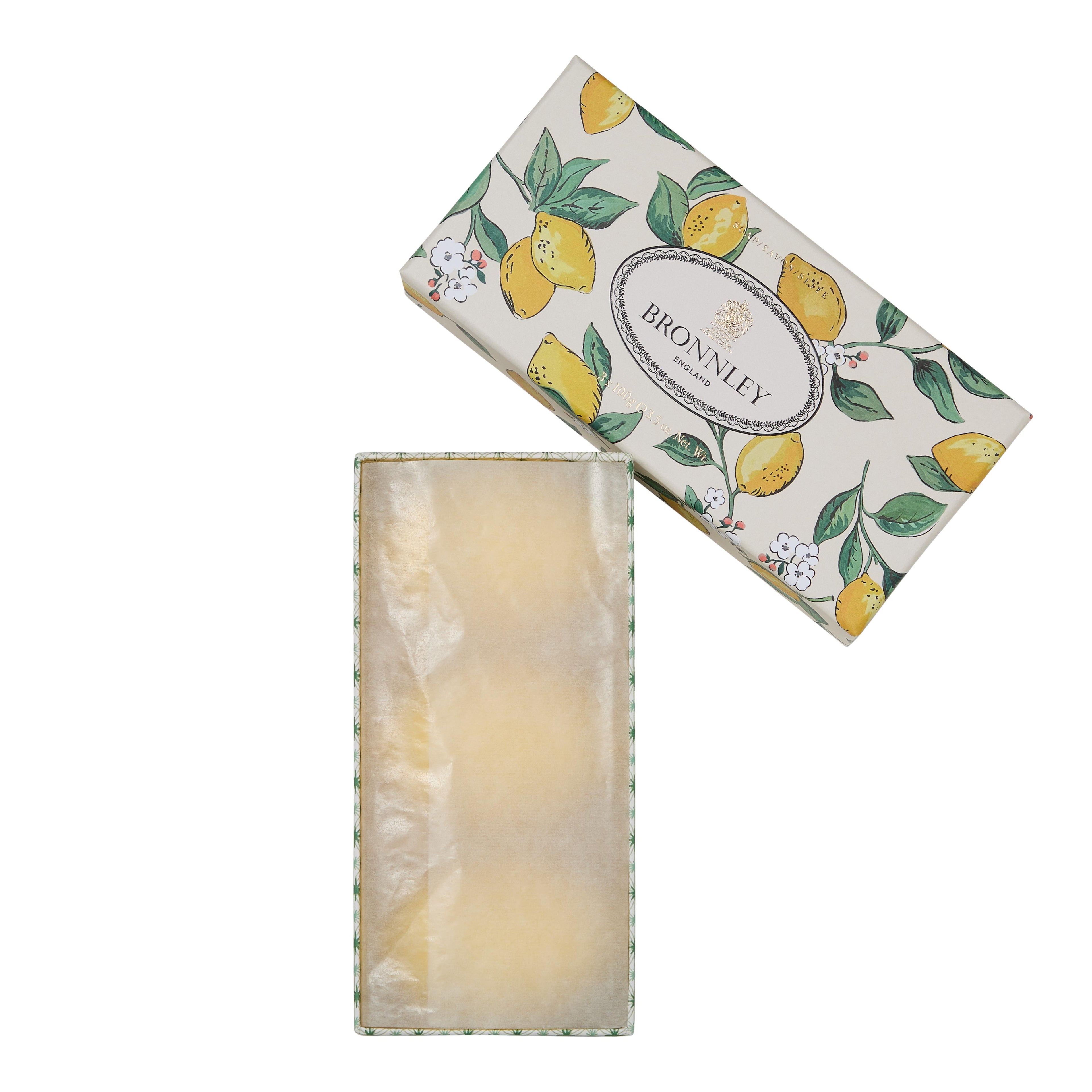 Lemon Soap in Rigid Gift Box (3 x 100g)