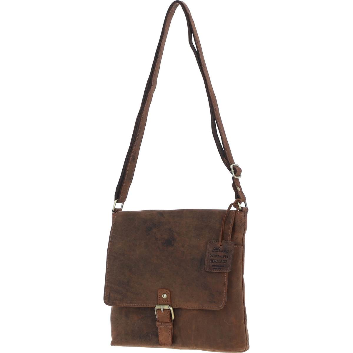 Malvern Brown Leather Crossbody Bag