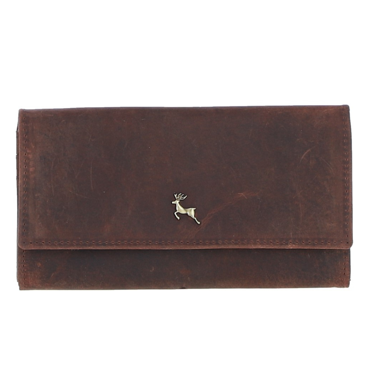 Matilda Brown Leather Purse