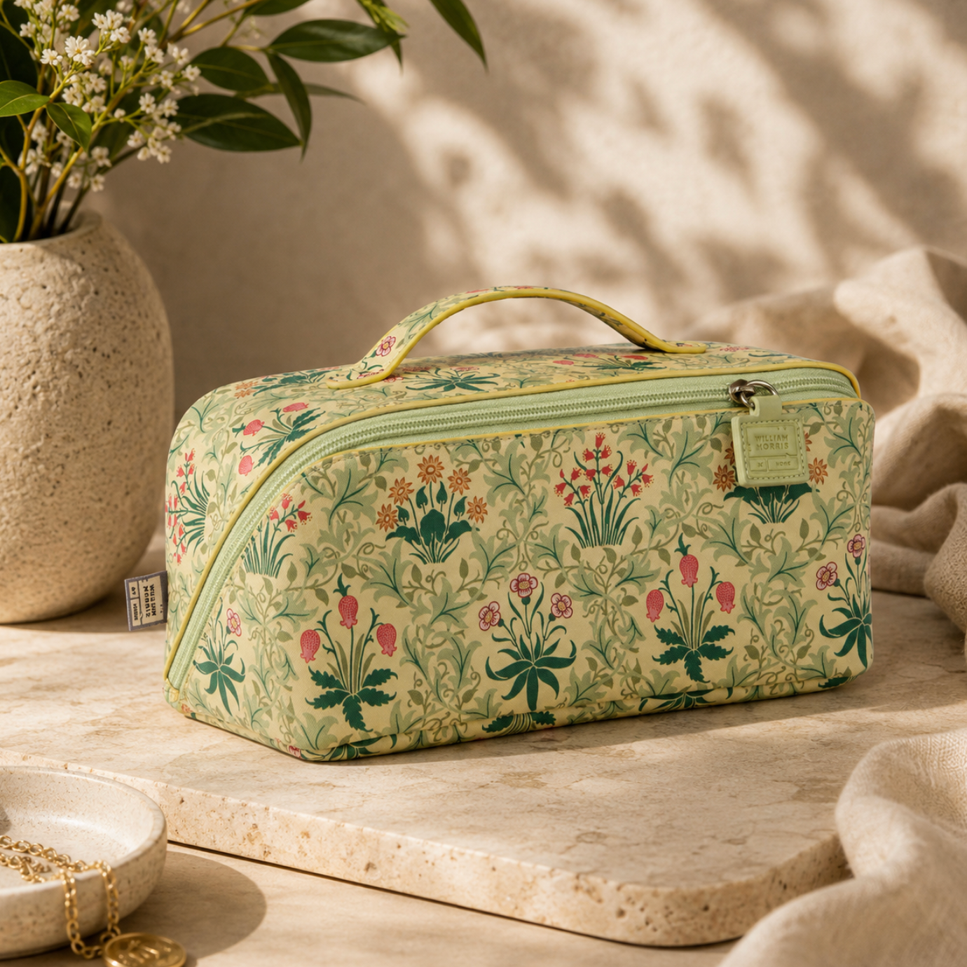 The Voyager Beauty Storage Bag - Celandine (Yellow)