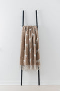 Nature Labrador Bran merino lambswool throw by Remony