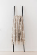 Nature Hare Fawn merino lambswool throw by Remony