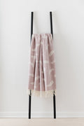 Nature Feather Blossom merino lambswool throw by Remony