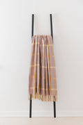 Maree Sepia merino lambswool throw by Remony
