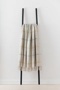 Maree Feather merino lambswool throw by Remony