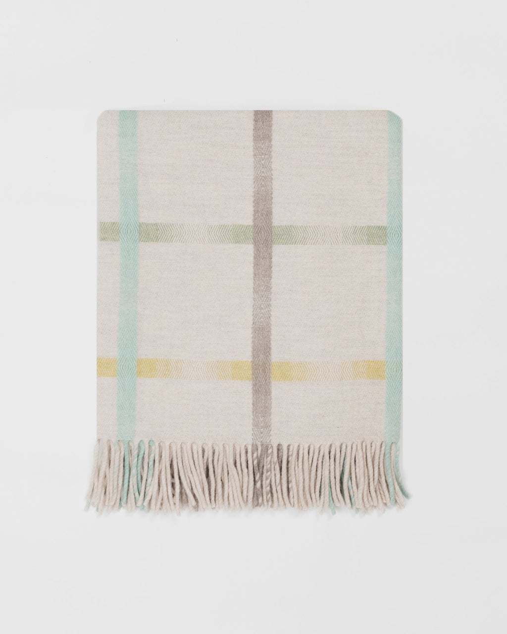 Maree Feather merino lambswool throw by Remony - detail
